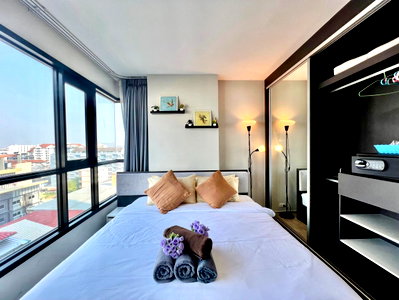 ขายคอนโด : ขาย คอนโด The Base Pattaya เดอะ เบส เซ็นทรัล พัทยา 29.77 ตร.ม. ใกล้เซ็นทรัล พัทยา Fully Furnished ชั้นสูง วิวเมือง 3,600,000 บาท