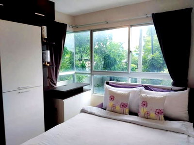 Condos for rent 62 BLOCS Market : 2Bed | 1Bath | BTS Saphan Khwai | 42sqm | THB 24,000/mo | Fl.2 — Metro Luxe Phaholyothin-Sutthisan Bangkok