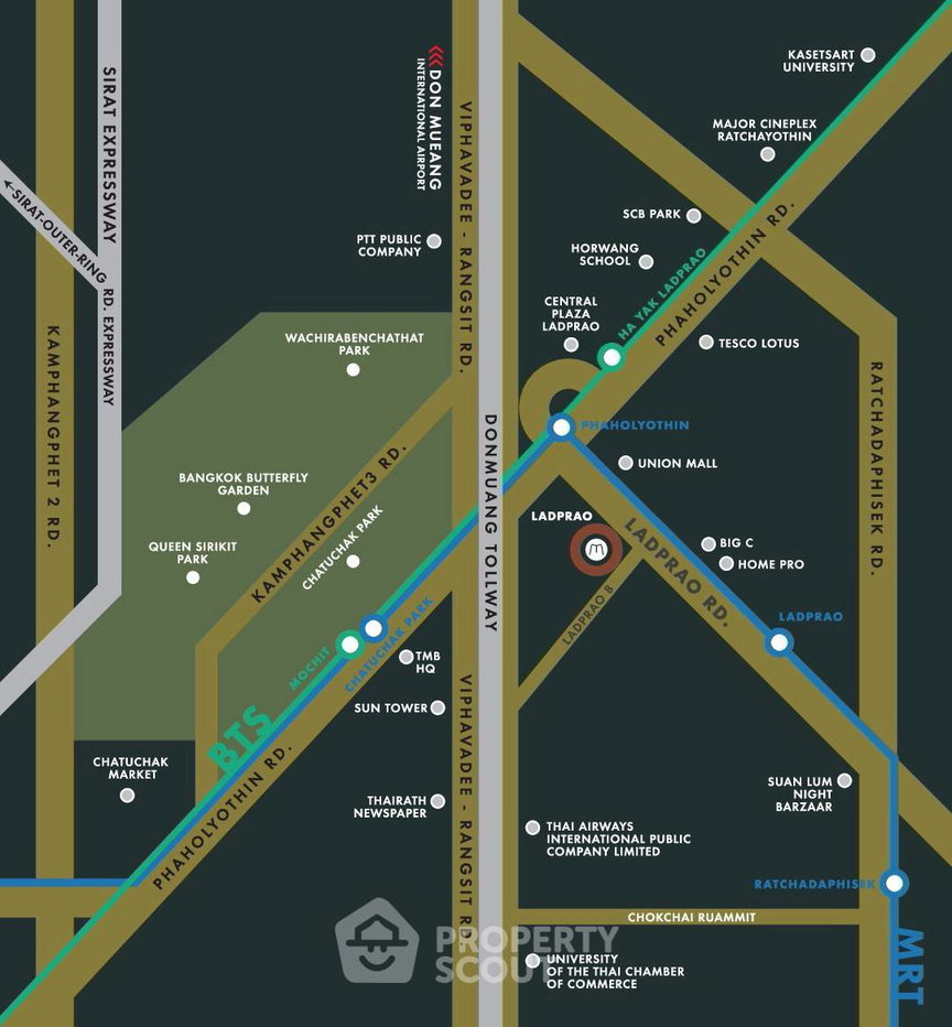 รูป คอนโด 2 ห้องนอน เลี้ยงสัตว์ได้ Metris Ladprao ห่าง MRT ลาดพร้าว 200 เมตร (ID 3323253) - รูปที่ 19/19
