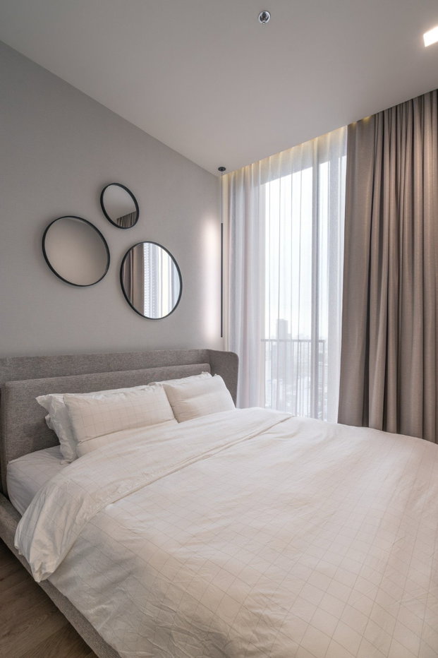 รูป ขายคอนโด Noble Be19 ห้อง Junior Penthouse 2 ห้องนอน 2 ห้องน้ำ ชั้นสูง ห้องมุม ไม่มีตึกบัง วิวโค้งแม่น้ำเจ้าพระยา ทำเลีใกล้ Terminal 21 เพียง 600 เมตร - รูปที่ 4/8