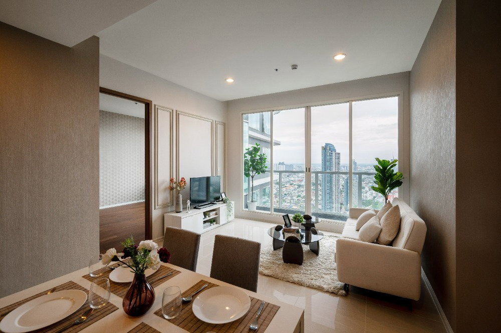 รูป ให้เช่า Menam Residences Condominium คอนโดวิวโค้งแม่น้ำเจ้าพระยา ใจกลางเจริญกรุง ใกล้โรงเรียนนานาชาติ และ Bts สะพานตากสิน • 2 ห้องนอน 2 ห้องน้ำ 2 - รูปที่ 10/50