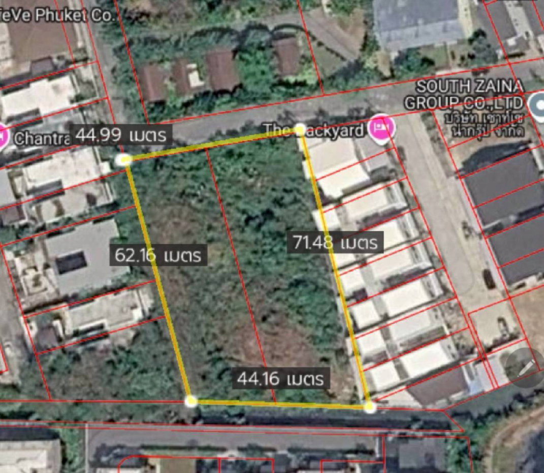 รูป ขาย ที่ดิน ภูเก็ต เนื้อที่ขนาด 1 - 3 - 10.5 ไร่  วิวทะเลอ่าวฉลอง หน้ากว้าง 45 เมตร เหมาะพัฒนาวิลล่าหรู 28,000,000 บาท - รูปที่ 2/7