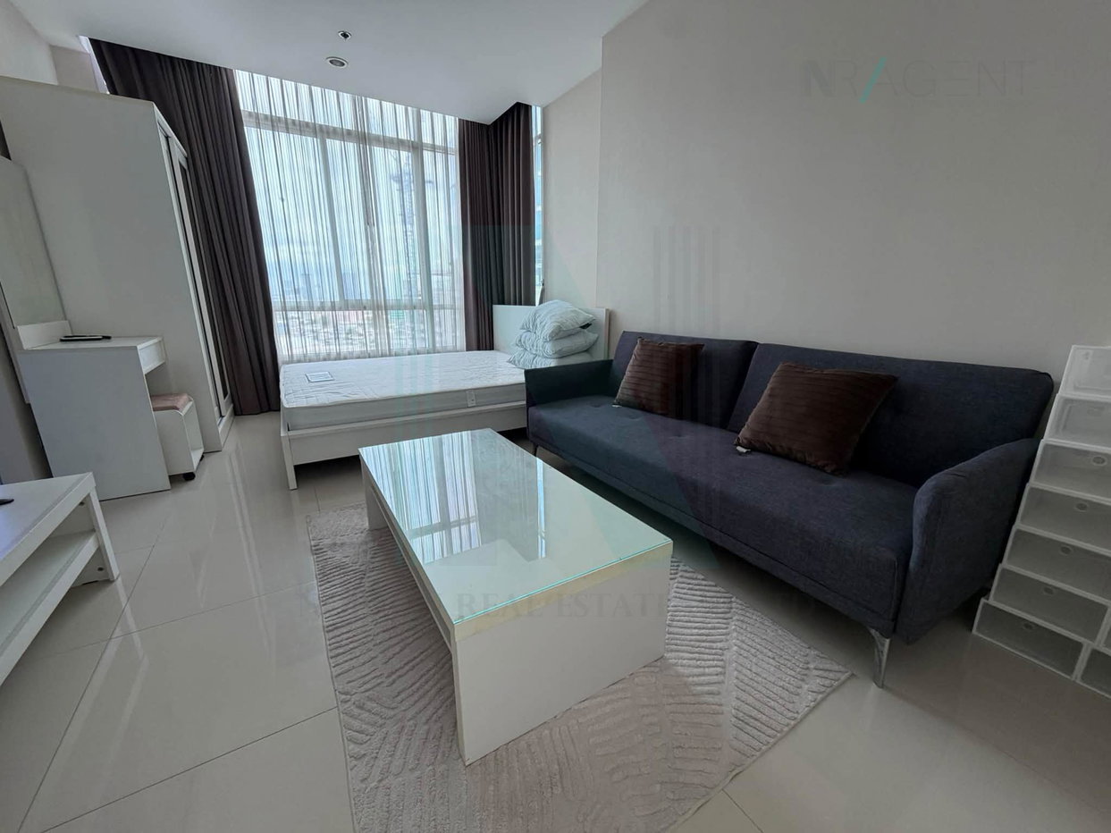 รูป ให้เช่าคอนโด เดอะ สกาย สุขุมวิท อาคาร A ชั้น 12A สตูดิโอ ขนาด 25.00 ตรม ใกล้ โรงเรียนนานาชาติ เบิร์คลีย์ บางนา - รูปที่ 7/8