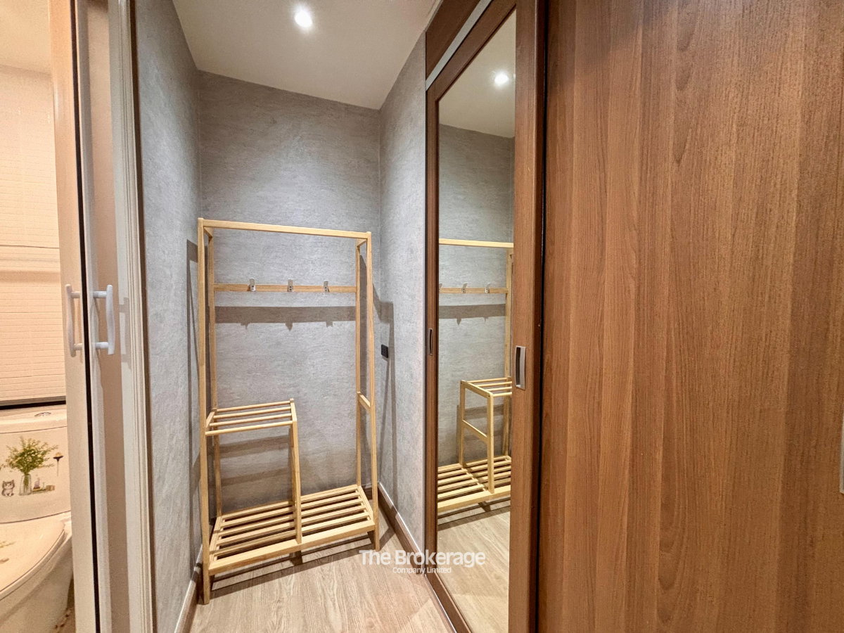 รูป ให้เช่า! คอนโด ไอดีโอ ลาดพร้าว 5 (Ideo Ladprao 5) 1 ห้องนอน 1 ห้องน้ำ 33 ตร.ม. 13,000 บาท ติดต่อไลน์: @thebrokerage - รูปที่ 7/10