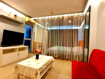 Condos for rent : 🔺 For rent condo LUMPINI VILLE RAMKHAMHAENG 44 Building B, Floor 20,Studio, Room size 30.00 sqm