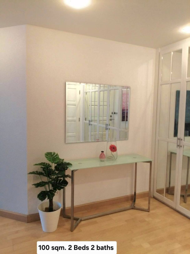 รูป ST785/ให้เช่า คอนโด Bangkok Garden Condo (แบงค็อก การ์เดน) นราธิวาสราชนครินทร์ 24 - สาทร ชั้น 13 ทาวเวอร์ G ห้องใหญ่ 100 ตร.ม. 2 ห้องนอน 2 ห้องน้ำ - รูปที่ 4/9