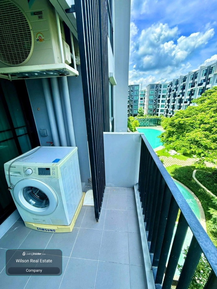 รูป 🏙️ ให้เช่า 𝗞𝗔𝗩𝗘 𝗧𝗢𝗪𝗡 𝗦𝗣𝗔𝗖𝗘 | ระเบียงยื่น ✨ | 32 ตร.ม. | ตึก B ชั้น 5 | ใกล้ ม.กรุงเทพ รังสิต - รูปที่ 6/38