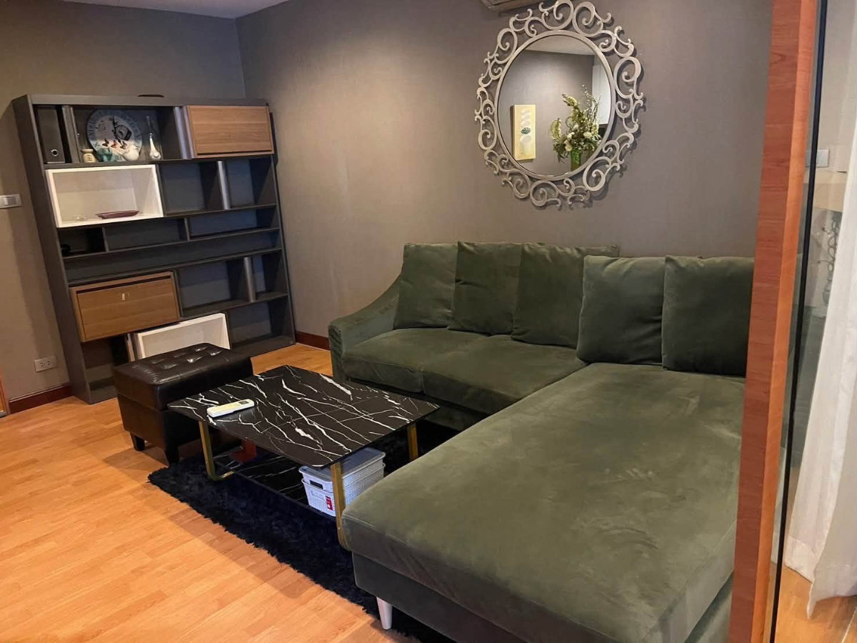 รูป Rent : XVI The Sixteenth condominium ใกล้ MRT-ศูนย์การประชุมแห่งชาติสิริกิติ์ ราคา 19,000 บาท  เฟอร์+เครื่องใช้ไฟฟ้าครบ ติดต่อ Line :@551txomc  - รูปที่ 1/11