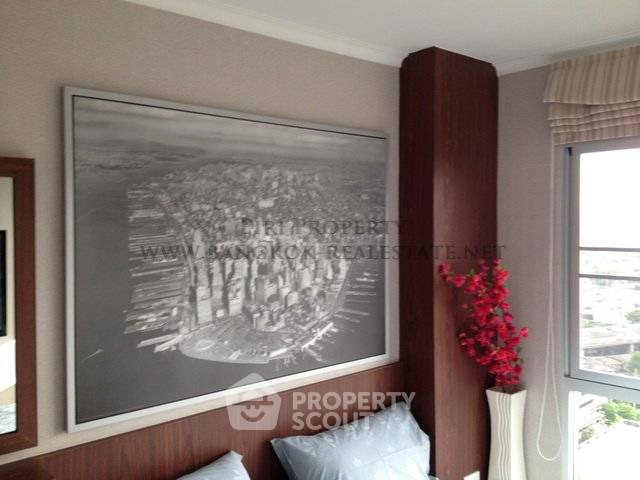 รูป ชั้น 24 คอนโด 1 ห้องนอน Lumpini Place Rama 4 Kluaynamthai ใกล้ BTS เอกมัย (ID 509646) - รูปที่ 2/10