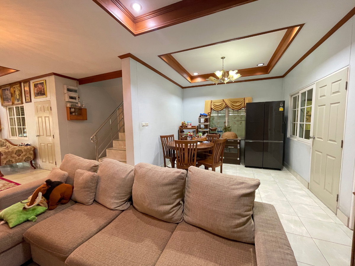 รูป ขายบ้านเดี่ยวใกล้เมกา เทพารักษ์ หมู่บ้านเฟื่องฟ้า 9 เฟส 5 ถนนเมน ซอยมังกร ซอยมังกร‑ขันดี แพรกษา ใกล้ทางด่วนและสนามบินสุวรรณภูมิ - รูปที่ 8/35