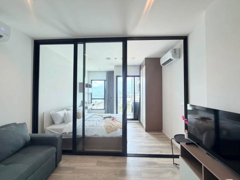 💮Condo For Rent Knightsbridge Sky River Ocean Near BTS Paknam 26.5 sq.m Fully furnished Lease 9000--