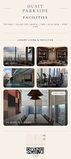 รูปภาพ AA686064 | 1Bed | 1Bath | BTS Sala Daeng | 56sqm | THB 125,000/mo | Fl.-1 — Dusit Parkside Dusit