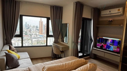 🚩 For Rent Condo LIFE RAMA 4 - ASOKE Building 1, Floor 22,Studio, Room size 26 sqm