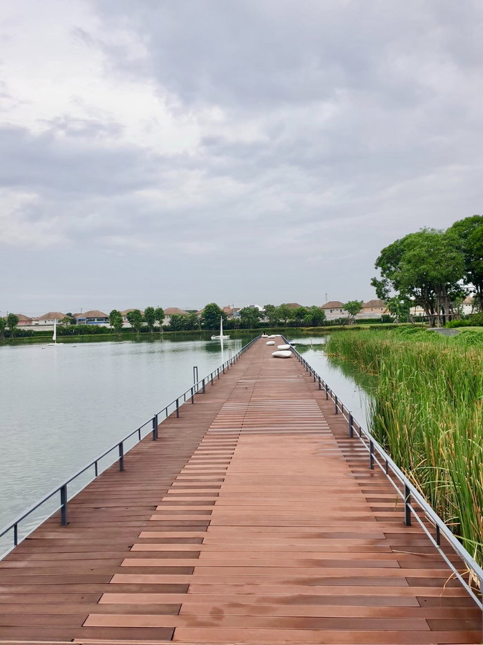 รูป ขาย บ้านเดี่ยว มัณฑนา เลค วัชรพล 53 ตรว. บนพื้นที่ส่วนกลาง 50 ไร่ พร้อมทะเลสาบ - รูปที่ 6/14