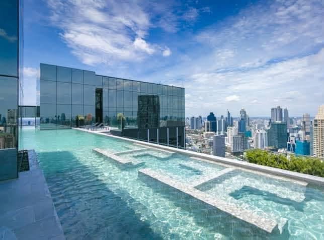 รูป ST792/ให้เช่า คอนโดหรู Knightsbridge Prime Sathorn (ไนท์บริดจ์ ไพรม์ สาทร) ชั้น 32 ห้อง Duplex เพดานสูง วิวเมือง 44 ตร.ม. ใกล้ BTS ช่องนนทรี - รูปที่ 3/11