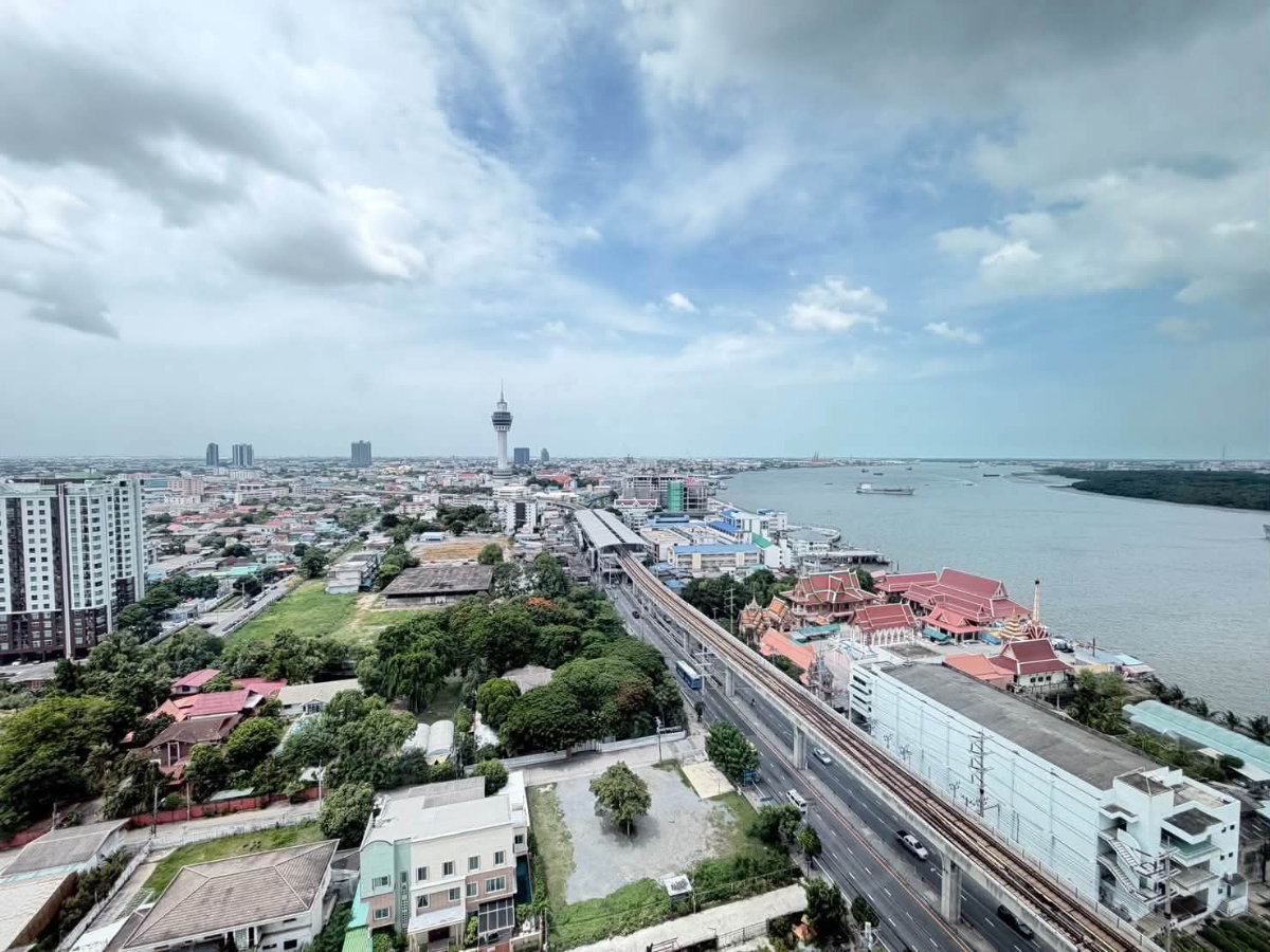 picture ðŪCondo For Rent Knightsbridge Sky River Ocean Near BTS Paknam 26.5 sq.m Fully furnished Lease 9000-- - 15/15