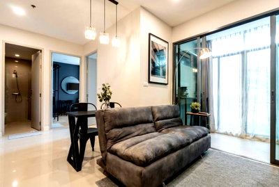 Condos for rent : AA689577 | 2Bed | 1Bath | BTS Udom Suk | 44sqm | THB 28,000/mo | Fl.5 — IDEO Blucove Sukhumvit Sukhumvit