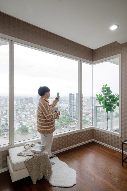 รูป ให้เช่า Menam Residences Condominium คอนโดวิวโค้งแม่น้ำเจ้าพระยา ใจกลางเจริญกรุง ใกล้โรงเรียนนานาชาติ และ Bts สะพานตากสิน • 2 ห้องนอน 2 ห้องน้ำ 2 - รูปที่ 6/50