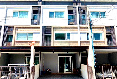 Townhouses for sale Bang Plee Samut Prakarn : 📌 For Sell Town house PATIO BANGNA-WONGWAEN 3-story 3 bedroom 3 bathroom