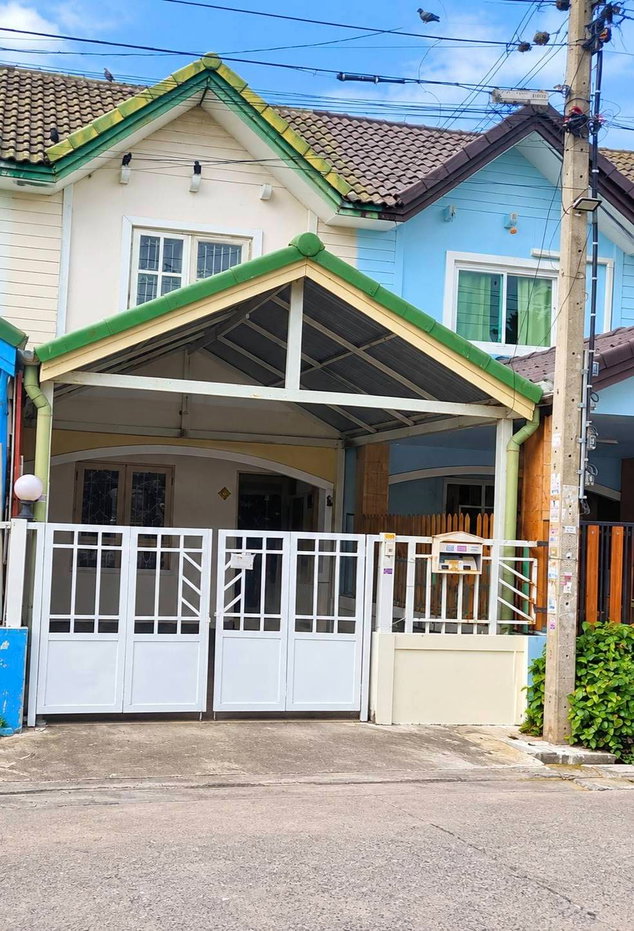 รูป บ้านให้เช่า ทาวน์เฮ้าส์ขนาด 16 ตรว. ต.บางแม่นาง อ.บางใหญ่ จ.นนทบุรี ซอยแก้วอินทร์ - รูปที่ 1/3