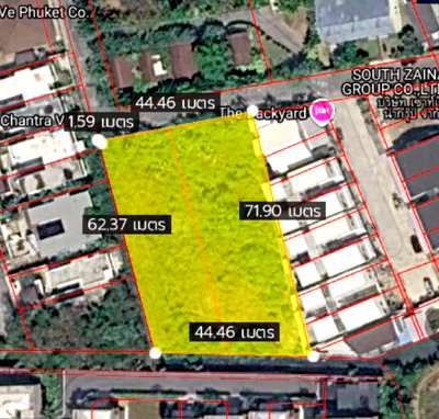 Land for sale Chalong : Land for Sale in Phuket, 1 -3 - 10.5 Rai, Chalong Bay Sea View, 45-Meter Frontage, THB 28,000,000