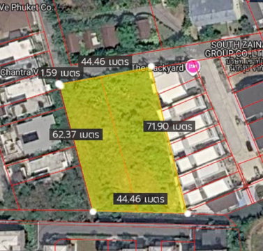 Land for Sale in Phuket, 1 -3 - 10.5 Rai, Chalong Bay Sea View, 45-Meter Frontage, THB 28,000,000