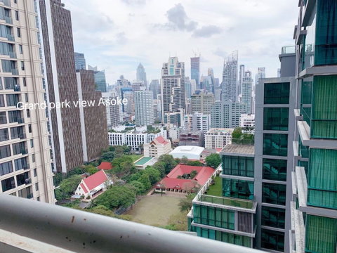 MN026916 | 1Bed | 1Bath | BTS Asok | 35sqm | THB 16,000/mo | Fl.27 — Grand park view asoke Asoke