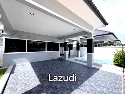 Houses for sale Chonburi : New Modern Pool Villa in Huai Yai 3 Bedrooms