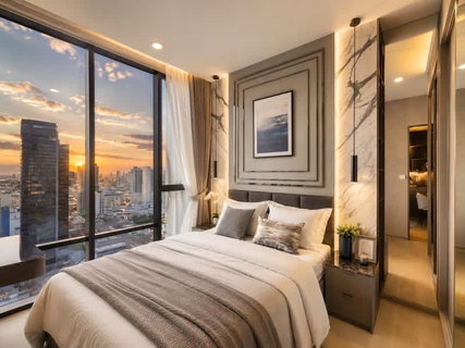 รูปภาพ (TY402)Condo for Rent The Extro Phayathai  Floor 22 1 bed 1 bath  31000 33 sqm ready to move in 