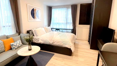 คอนโดให้เช่า : ให้เช่าคอนโด เอ็กซ์ที ห้วยขวาง อาคาร B ชั้น 10 สตูดิโอ ขนาด 30.00 ตรม ใกล้ The Street รัชดา