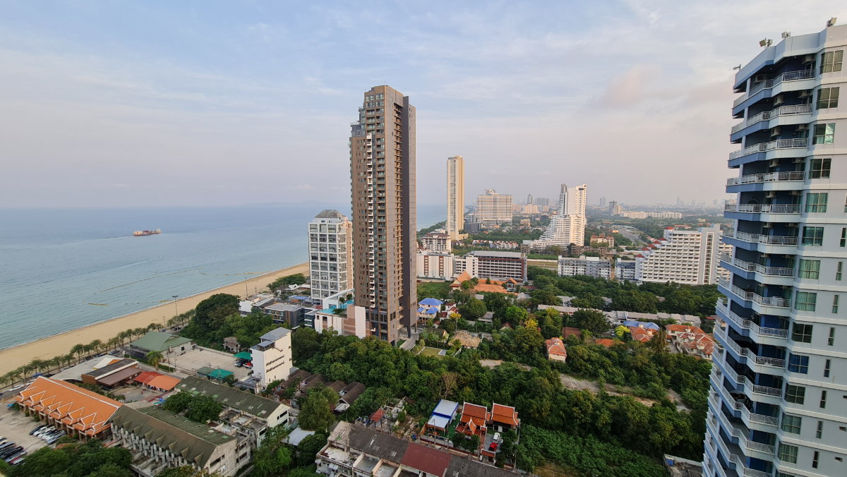 รูป ขายคอนโด ลุมพินี พาร์ค บีช จอมเทียน Lumpini Park Beach Jomtien ใกล้ หาดจอมเทียน ขนาด 57 ตรม. ชั้น 26 อาคารทาวเวอร์บี 2 ห้องนอน 2 ห้องน้ำ - รูปที่ 9/16