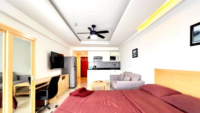 Condos for sale : 🛏️ Studio - 🛁 1 Bath - 🏙️ Sea View - 🌏 FOREIGN name - 🏢 Jomtien Beach Condominium Pattaya - Ref: JBC22