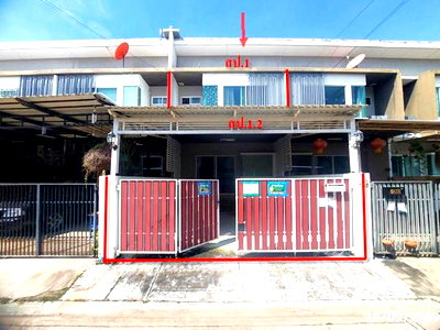 Townhouses for sale Samut Prakarn : TOWN HOUSE 18.1 Sq.w. Phra Samut Jadee Samut Prakarn for 1.6M