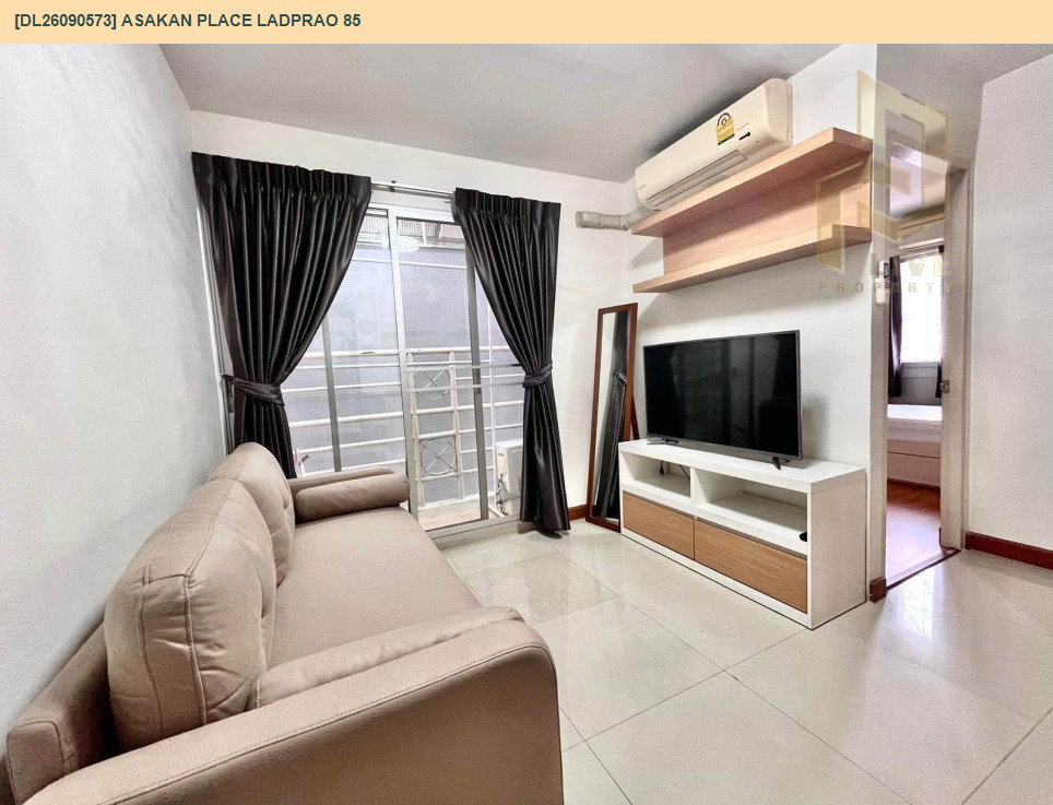 รูป DL26090573 ขายคอนโด อัสสกาญจน์ เพลส ลาดพร้าว 85 (Asakan Place Ladprao 85) ใกล้ - พร้อมเข้าอยู่ โทรด่วน 0614453194 LineID @952jdxxk - รูปที่ 6/7