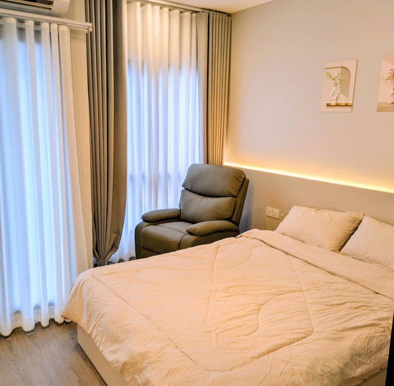 รูป Pet Friendly ตกแต่งสวยใกล้ MRT พหลโยธิน 230 ม. ห้าแยกลาดพร้าว Metris District Ladprao ชั้น 15 25 ตร.ม. 1 ห้องนอน  - รูปที่ 1/15