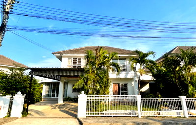 Houses for rent Chiang Mai : Two-Storey Detached House for Rent in the San Sai–Maejo Area — THB 15,000/month