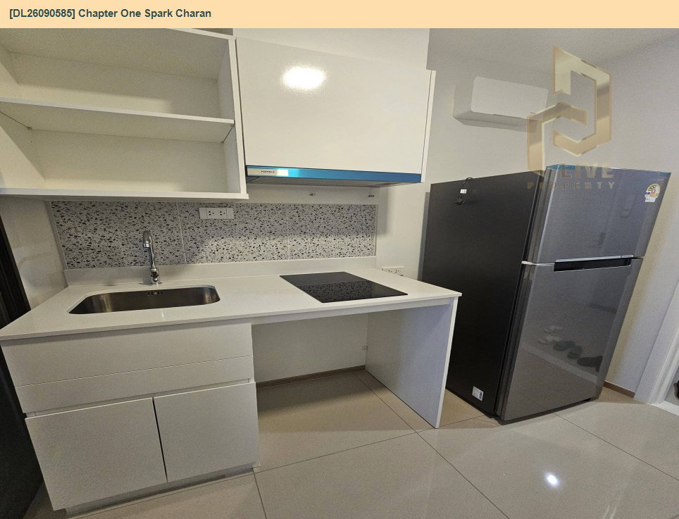 รูป DL26090585 ให้เช่าคอนโด แชปเตอร์ วัน สปาร์ก จรัญ (Chapter One Spark Charan) ใกล้ MRT บางพลัด พร้อมเข้าอยู่ โทรด่วน 0653619502 LineID @952jdxxk - รูปที่ 3/5