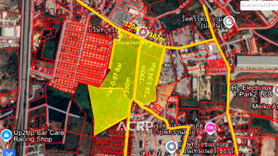 Land for sale  Kao Kilo Road, Chonburi : Land for sales at Laem Chabang, Bang Lamung District, Chon Buri 62 rai  (00159214)