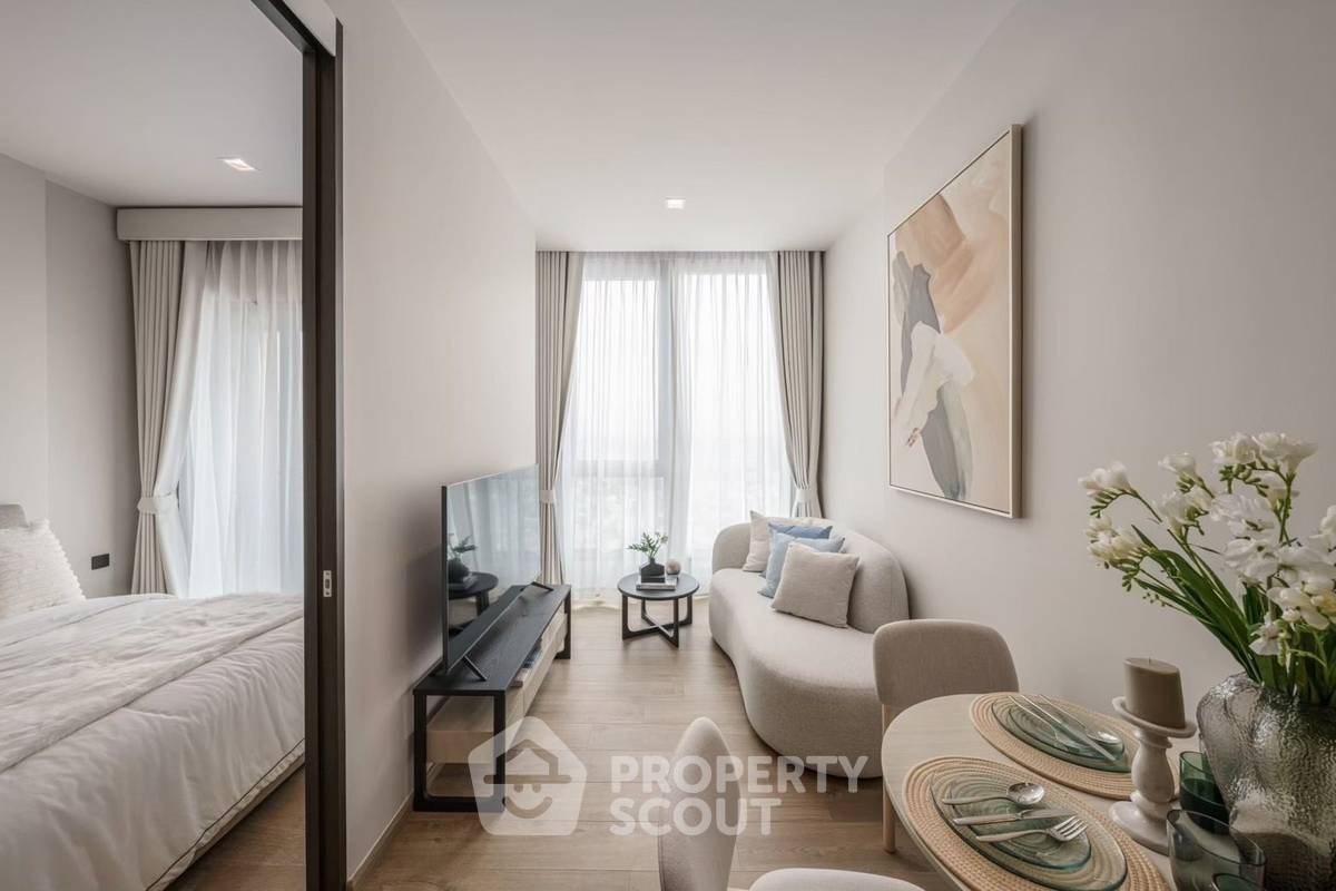 รูป คอนโด 1 ห้องนอน ชั้น 34 The Crest Park Residences ใกล้ MRT Phahon Yothin 60 ม. (ID 1930262) - รูปที่ 1/9