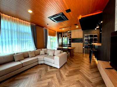 บ้านเดี่ยวให้เช่า : ให้เช่าบ้านเดี่ยว มัณฑนา บางนา-วงแหวน (รามคำแหง 2) 76 ตร.ว. *ใกล้เมกะบางนา* สวยและพร้อมอยู่!!