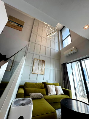 ขายคอนโด : ขาย ไอดีโอ คิว พญาไท ติด BTS ห้องDuplex 61 ตรม.