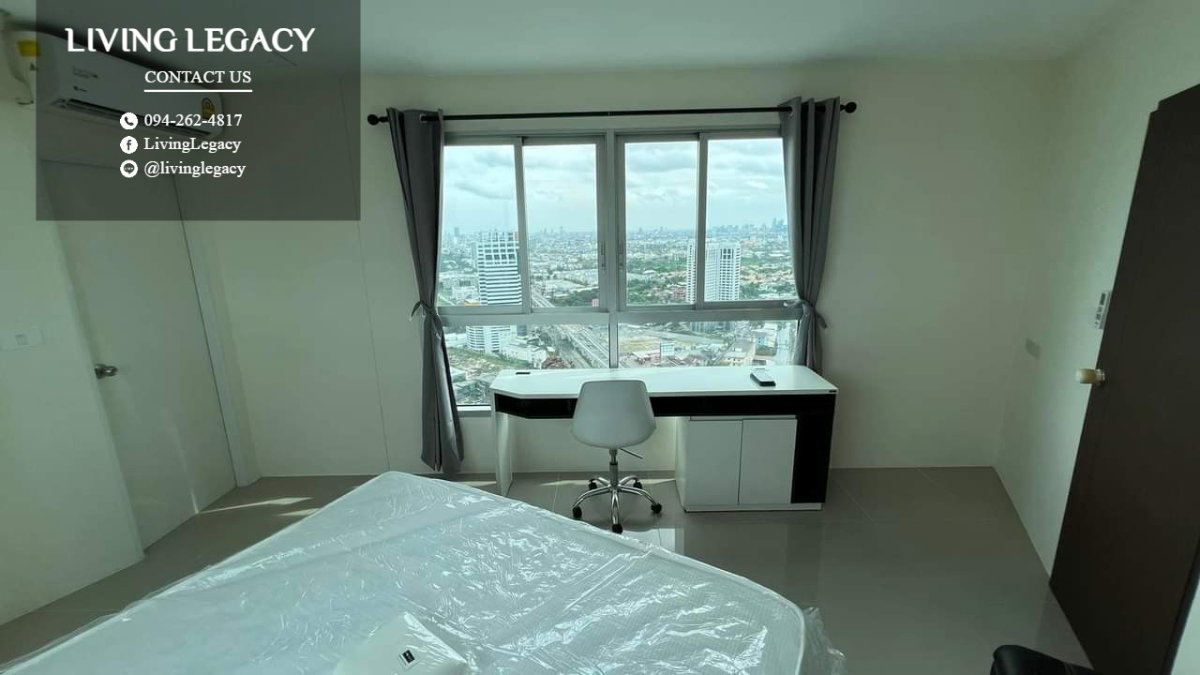 รูป SJFPD0 เช่าด่วน คอนโด Asakan Place Srinakarindra 42.7 ตร.ม. | ชั้น 35 | 2 ห้องนอน | 2 ห้องน้ำ 19,000 บาท/เดือน line id : @livinglegacy - รูปที่ 4/9