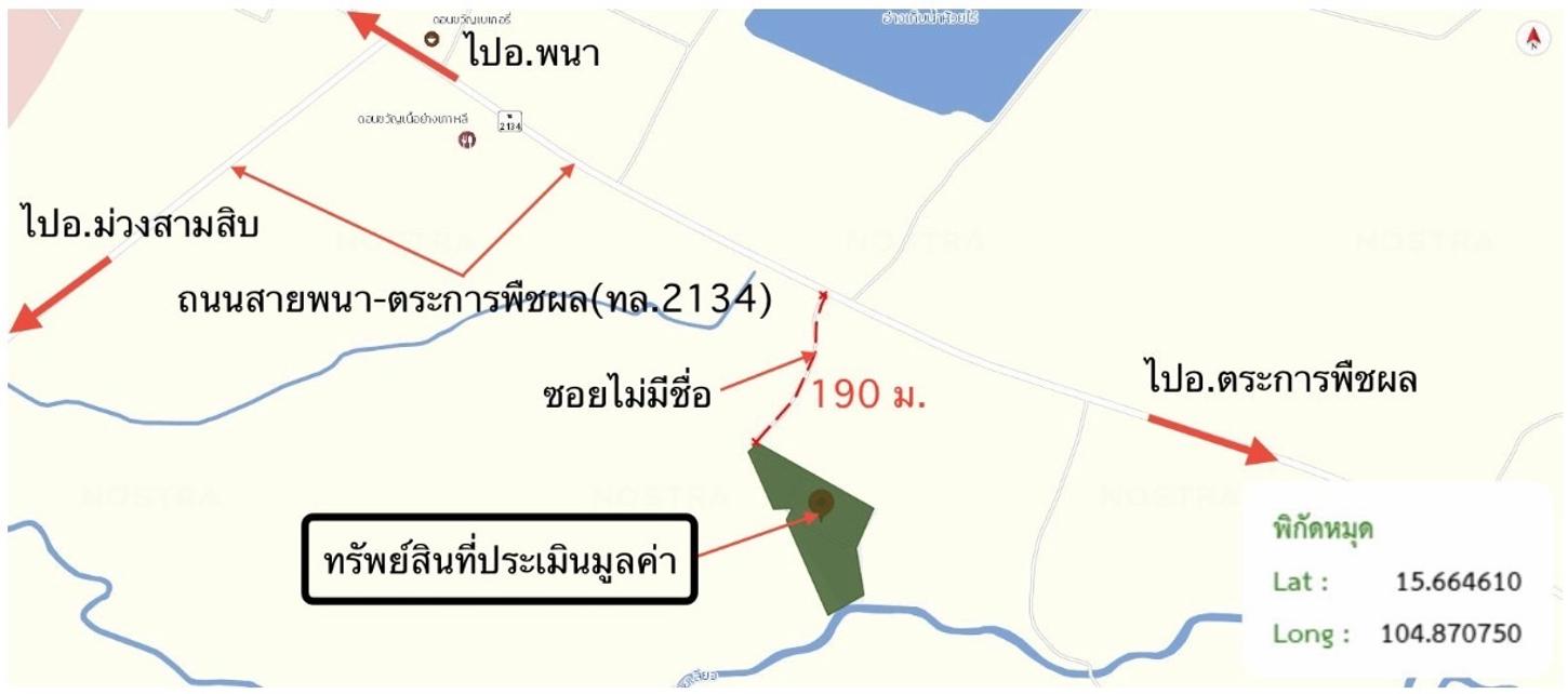 รูป บ้านเดี่ยว 2910 ตร.วา พนา อำนาจเจริญ 1.4M - รูปที่ 25/25