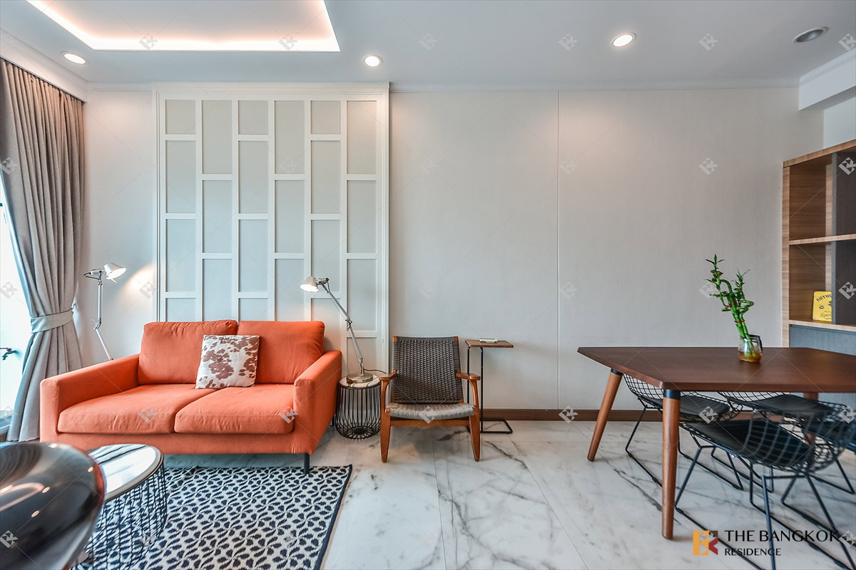 รูป เช่าคอนโด 🌇 Supalai Elite Surawong 1นอน 49ตร.ม. 27k 💎 ห้องสวย แต่งเต็ม ชั้นสูงมาก ระเบียงทิศตะวันตก ใกล้ MRT สามย่าน  - รูปที่ 2/10