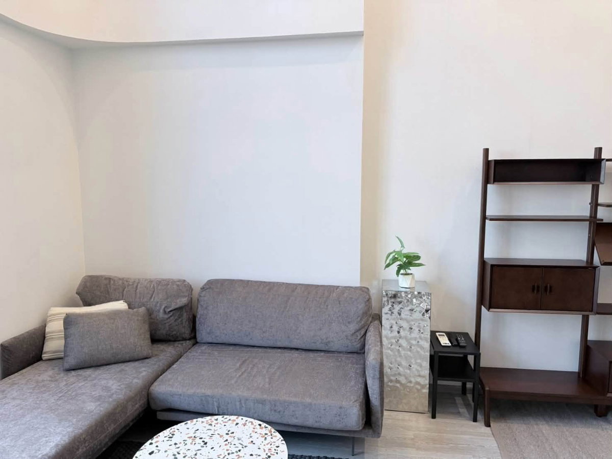 รูป ** RR024 ** Condo for rent at The Line sukhumvit 101 Duplex 1 นอน 1 น้ำ เพดานสูง 5.5 เมตร ชั้น 35 วิวแม่น้ำบางกระเจ้า ขนาด 42 ตรม - รูปที่ 2/16
