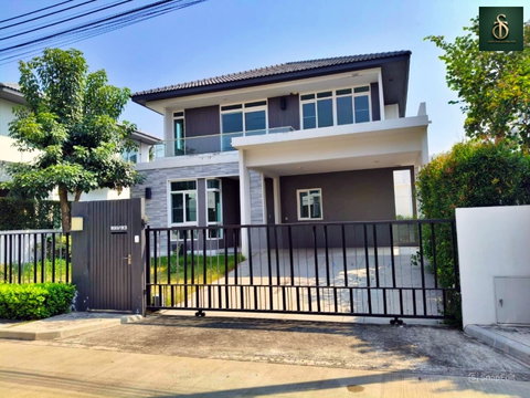 ขายบ้านเดี่ยว หมู่บ้านมัณฑนา เวสต์เกต | Mantana Westgate 71.8 ตร.ว. หมู่บ้านอยู่ติดถนนใหญ่ กาญจนาภิเษก ใกล้เซ็นทรัล เวสต์เกต ใกล้ MRT ตลาดบางใหญ่