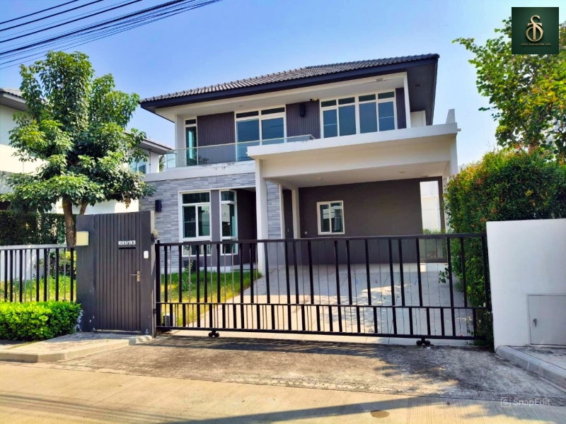 รูป ขายบ้านเดี่ยว หมู่บ้านมัณฑนา เวสต์เกต | Mantana Westgate  71.8 ตร.ว. หมู่บ้านอยู่ติดถนนใหญ่ กาญจนาภิเษก ใกล้เซ็นทรัล เวสต์เกต ใกล้ MRT ตลาดบางใหญ่ - รูปที่ 1/15