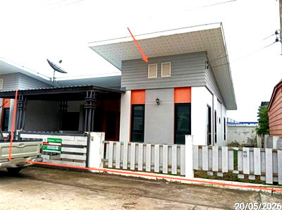 บ้านเดี่ยว ศรีมหาโพธิ ปราจีนบุรี : บ้านเดี่ยว 35.6 ตร.วา สุกัญญา ปาร์ค 4 ศรีมหาโพธิ ปราจีนบุรี 1.4M