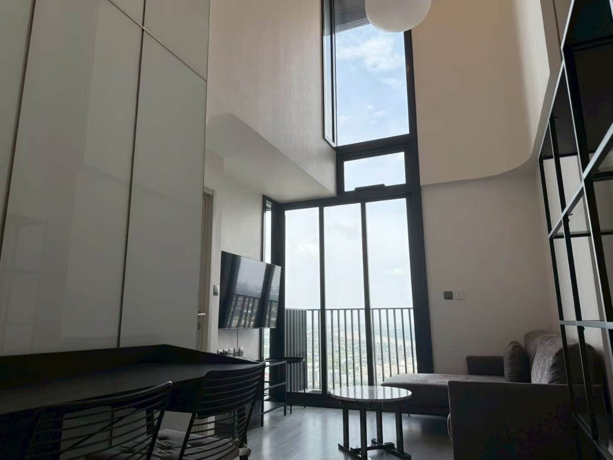 รูป ** RR024 ** Condo for rent at The Line sukhumvit 101 Duplex 1 นอน 1 น้ำ เพดานสูง 5.5 เมตร ชั้น 35 วิวแม่น้ำบางกระเจ้า ขนาด 42 ตรม - รูปที่ 4/16
