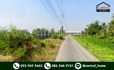 ที่ดิน นครปฐม : ที่ดิน 2-3-26 ไร่ ติดทางพิเศษ อ.บางใหญ่-กาญจนบุรี M81